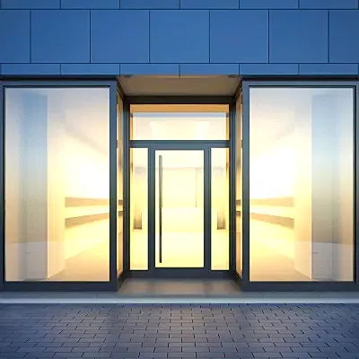 Alüminyum Mağaza Kapısı